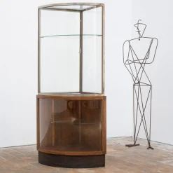 Art Deco Eckvitrine, 1930
