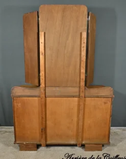 Art Deco Frisiertisch aus Wurzelholz, 1930er Jahre