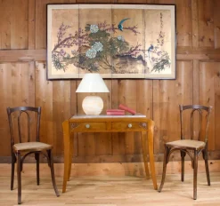 Art Deco Frisiertisch mit Marmortablett, 1940er