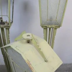 Art Deco Gartenlampe Spiel, 1930er, 4er Set