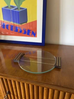 Art Deco Glastablett, Frankreich, 1930er