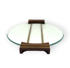 Art Deco Glastablett, Frankreich, 1930er
