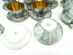Art Deco Joanna Kaffeeservice von Karolina, Polen, 1960er, 15er Set