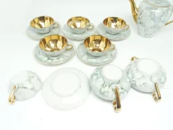Art Deco Julita Kaffeeservice von Wawel Pottery, Polen, 1960er, 15 . Set