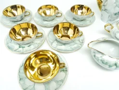 Art Deco Julita Kaffeeservice von Wawel Pottery, Polen, 1960er, 15 . Set