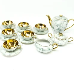 Art Deco Julita Kaffeeservice von Wawel Pottery, Polen, 1960er, 15 . Set