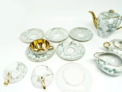 Art Deco Julita Kaffeeservice von Wawel Pottery, Polen, 1960er, 15 . Set