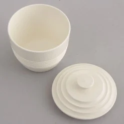 Art Deco Kaffeeservice aus Mondstein von Keith Murray für Wedgewood, 1930, 16 Set