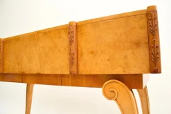 Art Deco Konsolentisch aus Nusswurzelholz, 1920er