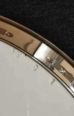 Art Deco Kuchenteller aus verchromtem Porzellan und weißem Metall