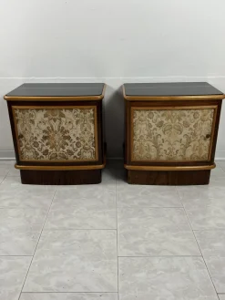 Art Deco Nachttische von Cabiate Furniture, Italien, 1930er, 2er Set