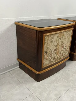 Art Deco Nachttische von Cabiate Furniture, Italien, 1930er, 2er Set