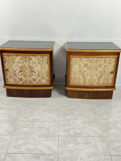 Art Deco Nachttische von Cabiate Furniture, Italien, 1930er, 2er Set