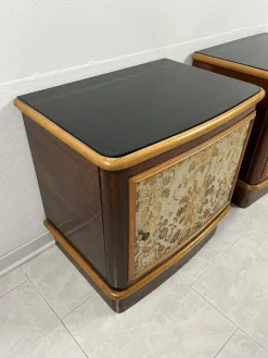 Art Deco Nachttische von Cabiate Furniture, Italien, 1930er, 2er Set