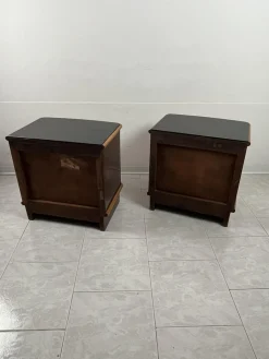 Art Deco Nachttische von Cabiate Furniture, Italien, 1930er, 2er Set