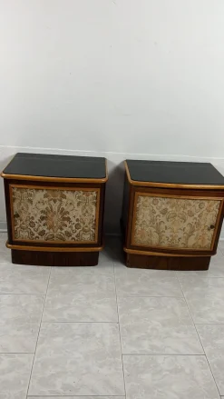 Art Deco Nachttische von Cabiate Furniture, Italien, 1930er, 2er Set