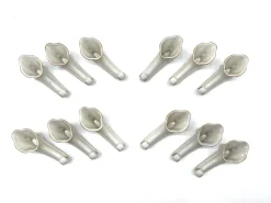 Art Deco Porzellan Messerbank & Liege von Oscar Schlegelmilch, 1920er, 12 Set