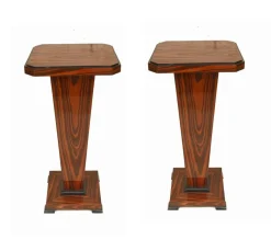 Art Deco Revival Stands Podesttische, 2er Set