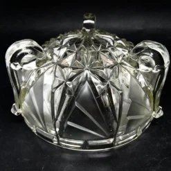 Art Deco Schale von Libochovice, Tschechoslowakei, 1950er