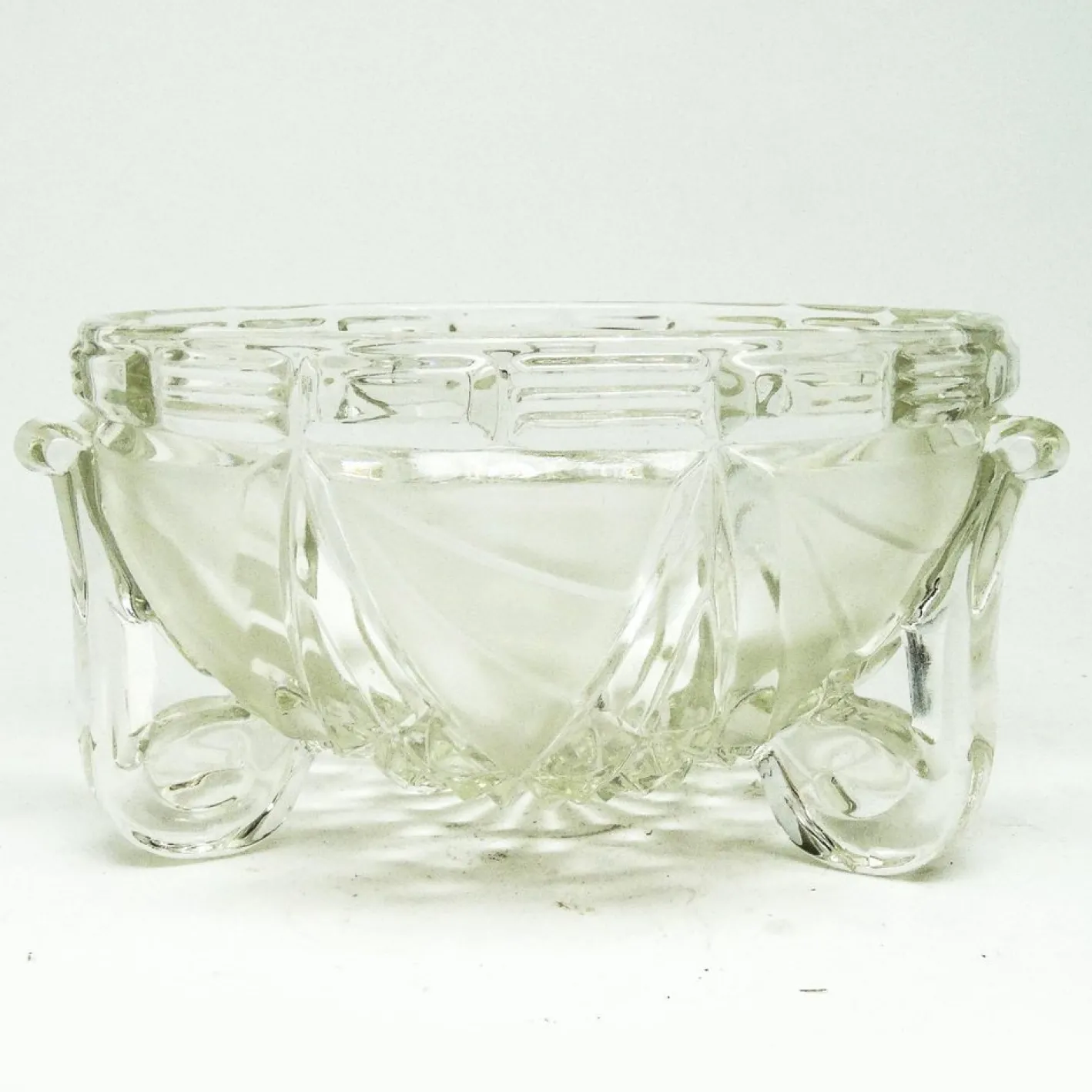 Art Deco Schale von Libochovice, Tschechoslowakei, 1950er