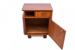 Art Deco Schlafzimmertische aus Polen, 1950er, 2er Set