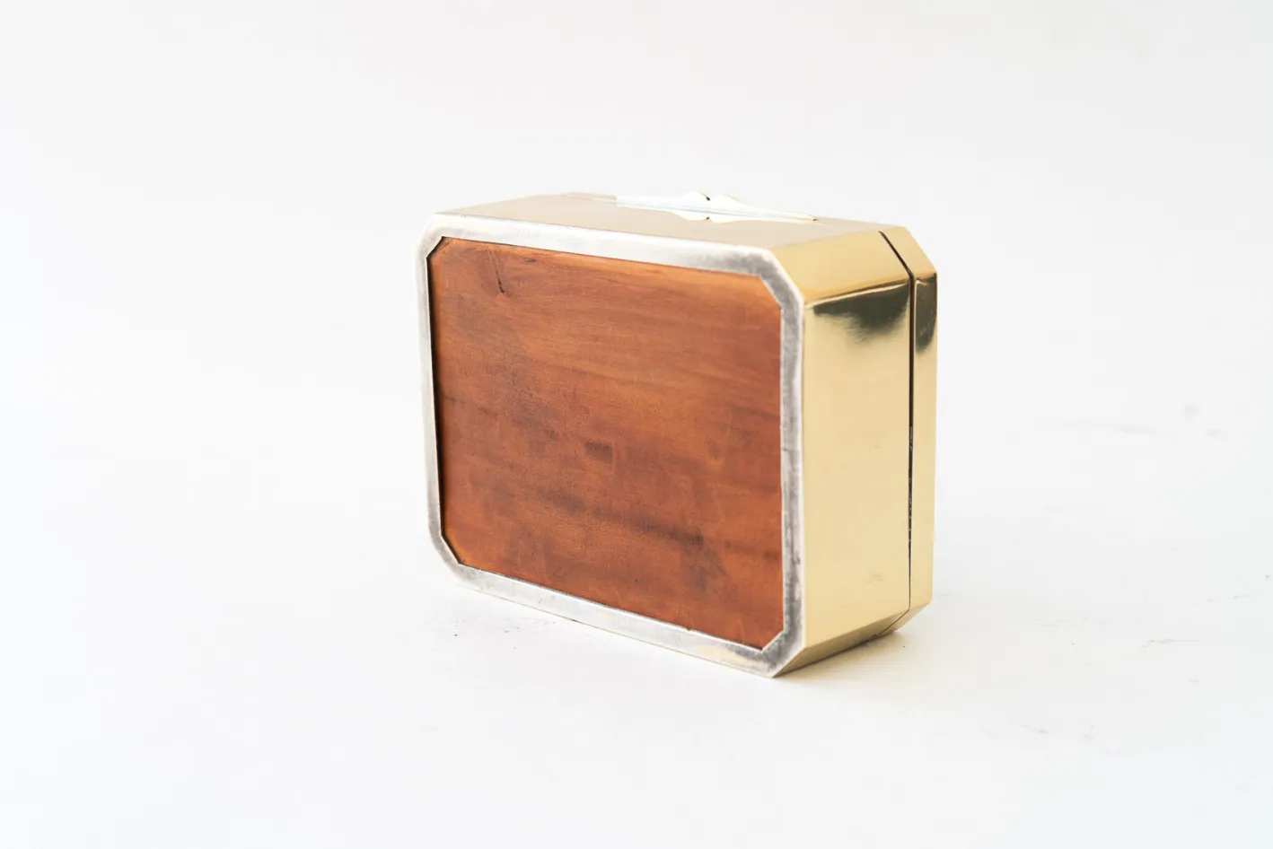 Art Deco Schmuckkästchen mit geschliffenem Glas, Wien, 1920er