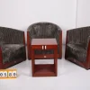 Art Deco Sessel mit Tisch von Frits Schuitema, 1980er, 4er Set