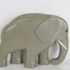 Art Deco Skulptur Elefant aus Holz, 1930er