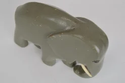 Art Deco Skulptur Elefant aus Holz, 1930er