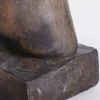 Art Deco Skulptur von Zwillingen aus Bronze, Tschechisch, 1920er