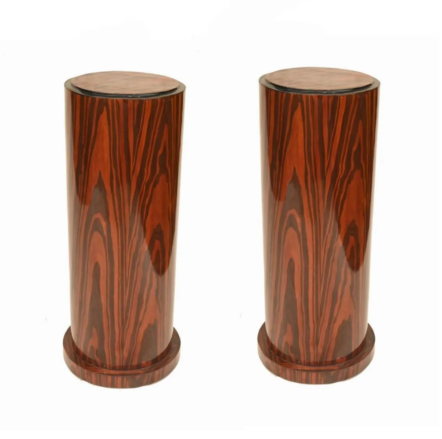 Art Deco Sockelständer, 1920er, 2er Set