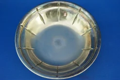 Art Deco Tafelaufsatz aus Silbermetall von Krupp Milano, 1940er