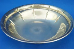 Art Deco Tafelaufsatz aus Silbermetall von Krupp Milano, 1940er