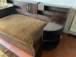 Art Deco Tagesbett aus Palmenholz, 1930er
