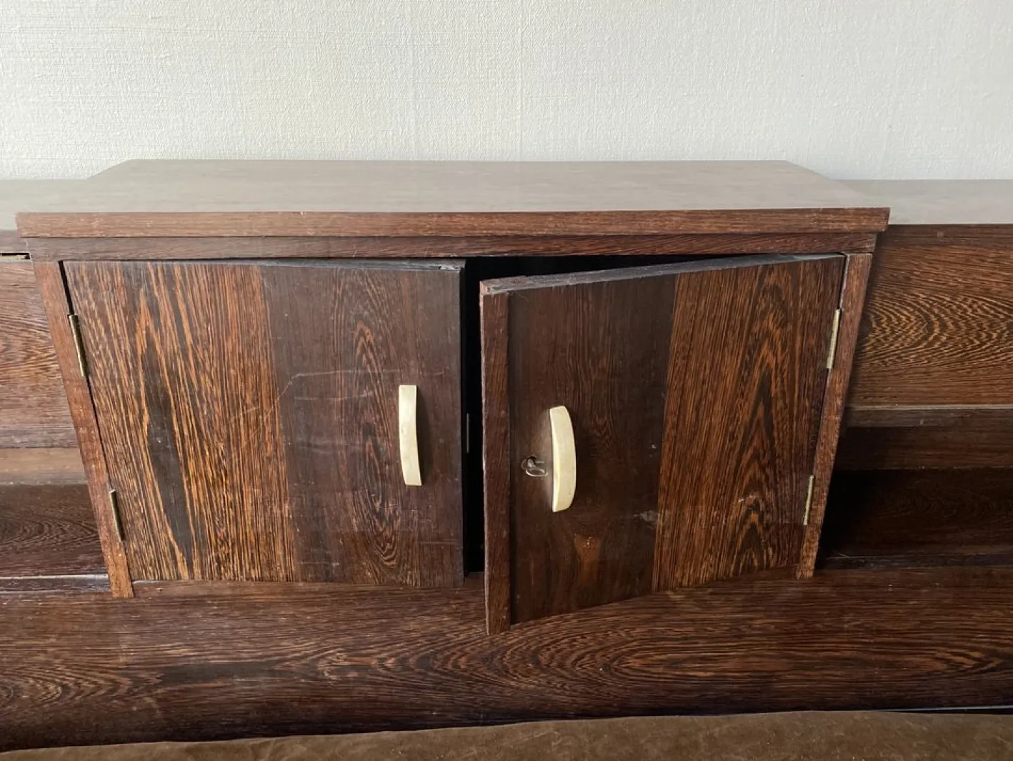 Art Deco Tagesbett aus Palmenholz, 1930er