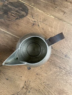 Art Deco Teekannen aus Zinn von René Delavan, 1920er, 4er Set