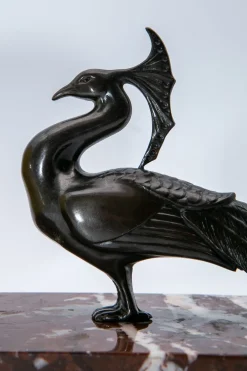 Art Deco Tischlampe mit Marmorfuß, 1930