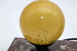 Art Deco Tischlampe mit Marmorfuß, 1930