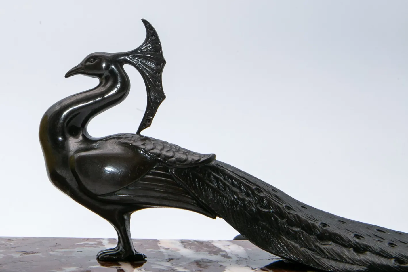 Art Deco Tischlampe mit Marmorfuß, 1930