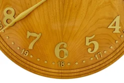 Art Deco Wanduhr aus Ulmenholz von Zenith, 1930
