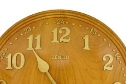 Art Deco Wanduhr aus Ulmenholz von Zenith, 1930