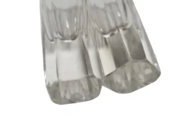 Art Deco Wodka Schnapsgläser von Hortensja Glassworks, Polen, 1950er, 7er Set
