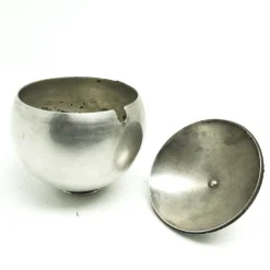 Art Deco Zuckerdose von Hefra, Polen, 1960er