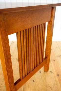 Arts-and-Crafts-Mission-Schreibtisch aus Eichenholz von L. und J.G Stickley, 1993