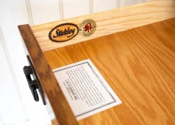 Arts-and-Crafts-Mission-Schreibtisch aus Eichenholz von L. und J.G Stickley, 1993