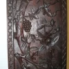 Asiatische geschnitzte Holzsäulen, 1890er, 2er Set