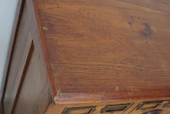 Asiatischer Vintage Teak Apothekerschrank, 1930er