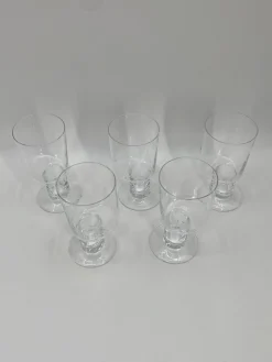 Asymmetrische Wassergläser aus Muranoglas von Carlo Moretti, Italien, 1990er, 5 . Set