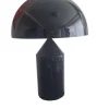 Atollo Modell 233 Tischlampe aus schwarz lackiertem Aluminium von Vico Magistretti für Oluce, 1977