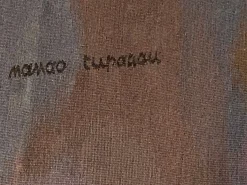 Aubusson Tapisserie nach dem Gemälde Manao Tupapau von Gauguin